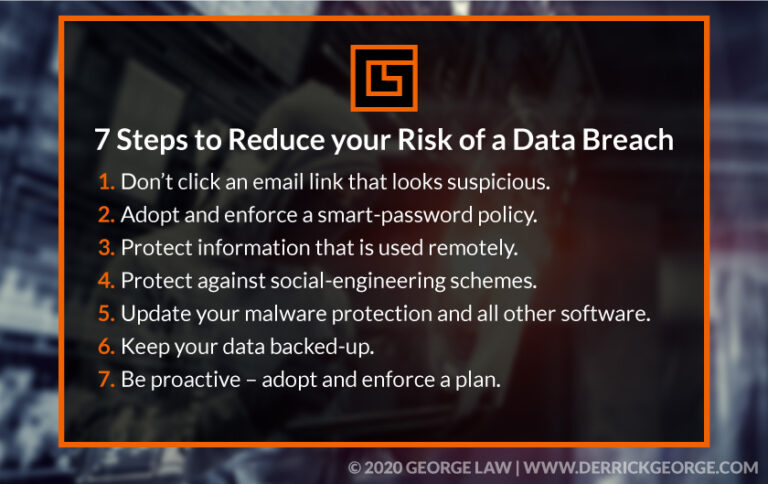 Seven Steps to Help Protect Your Business from a Data ...