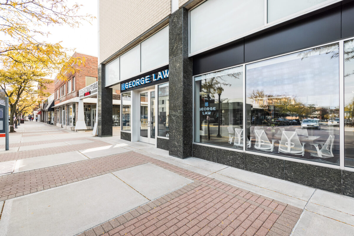 Office Front for George Law Michigan Criminal Defense Lawyers